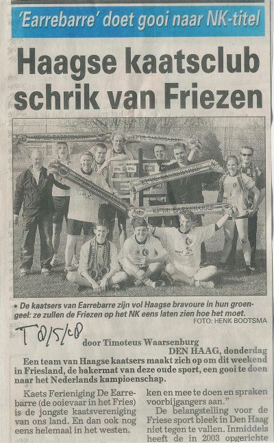 Telegraaf - 8 mei 2008