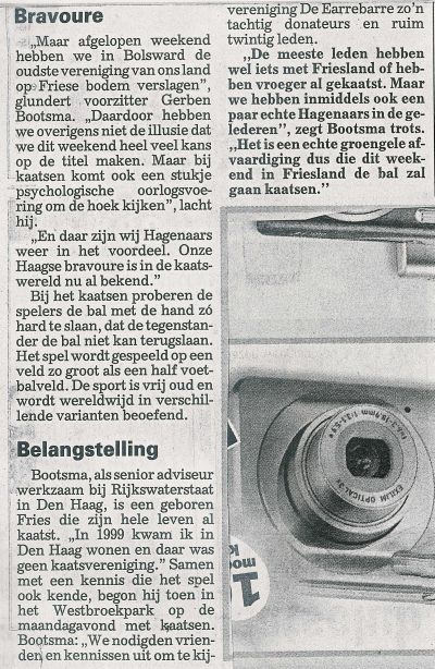 Telegraaf - 8 mei 2008
